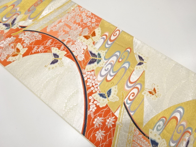 JAPANESE FUKURO OBI / WOVEN BUTTERFLY